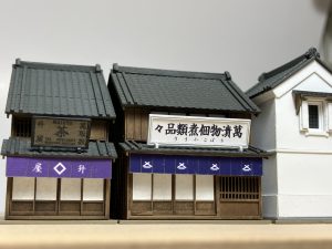 1/150「明治の商家Ａ・B」「土蔵Ａ」ストラクチャーキット