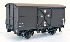 １６番ゲージ「三岐鉄道　ワ２７形」ペーパーキット1/150